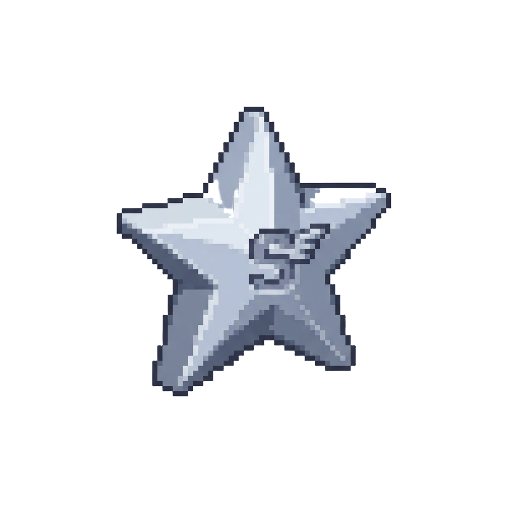 A Platinum Speedrun Star