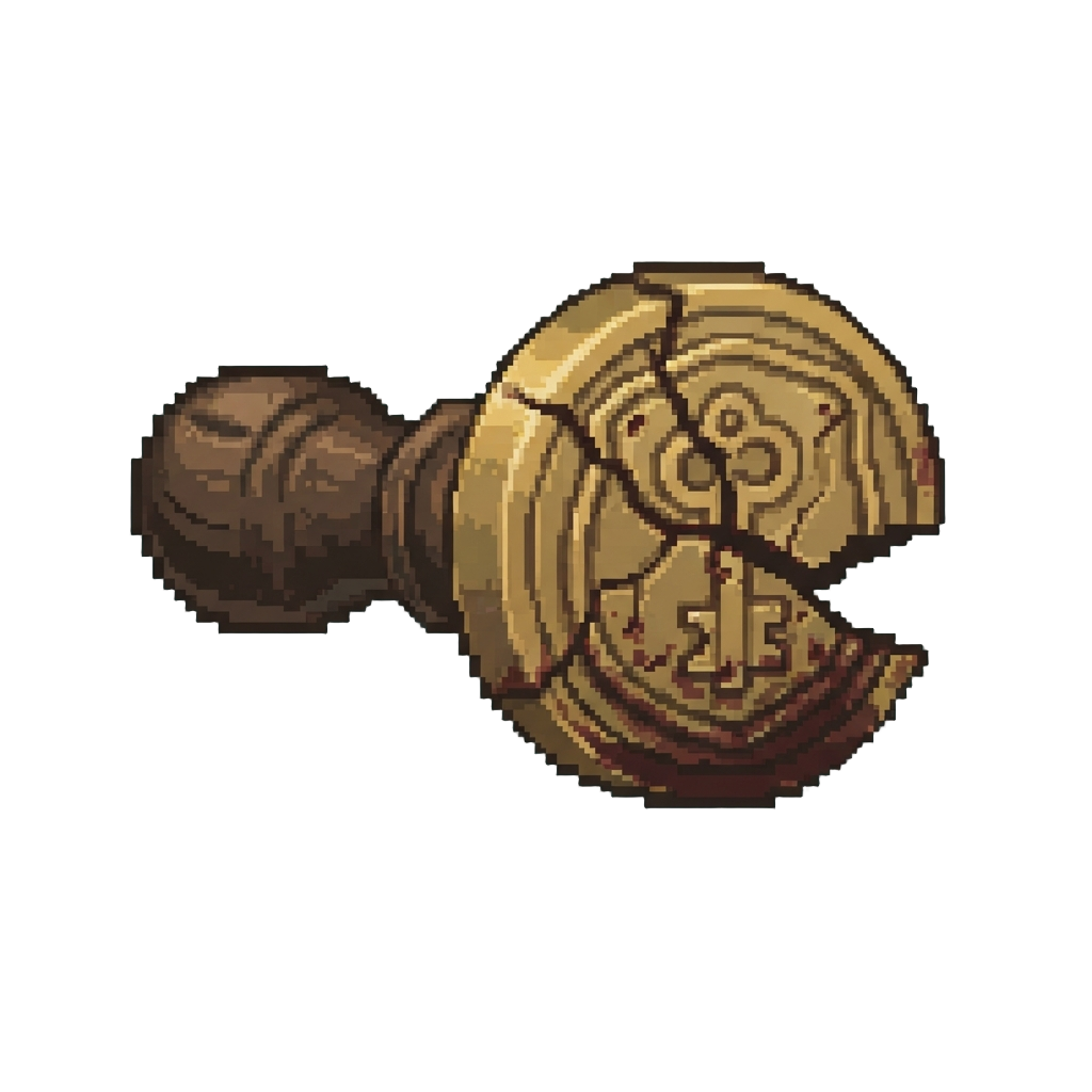 A Broken Key Stamp