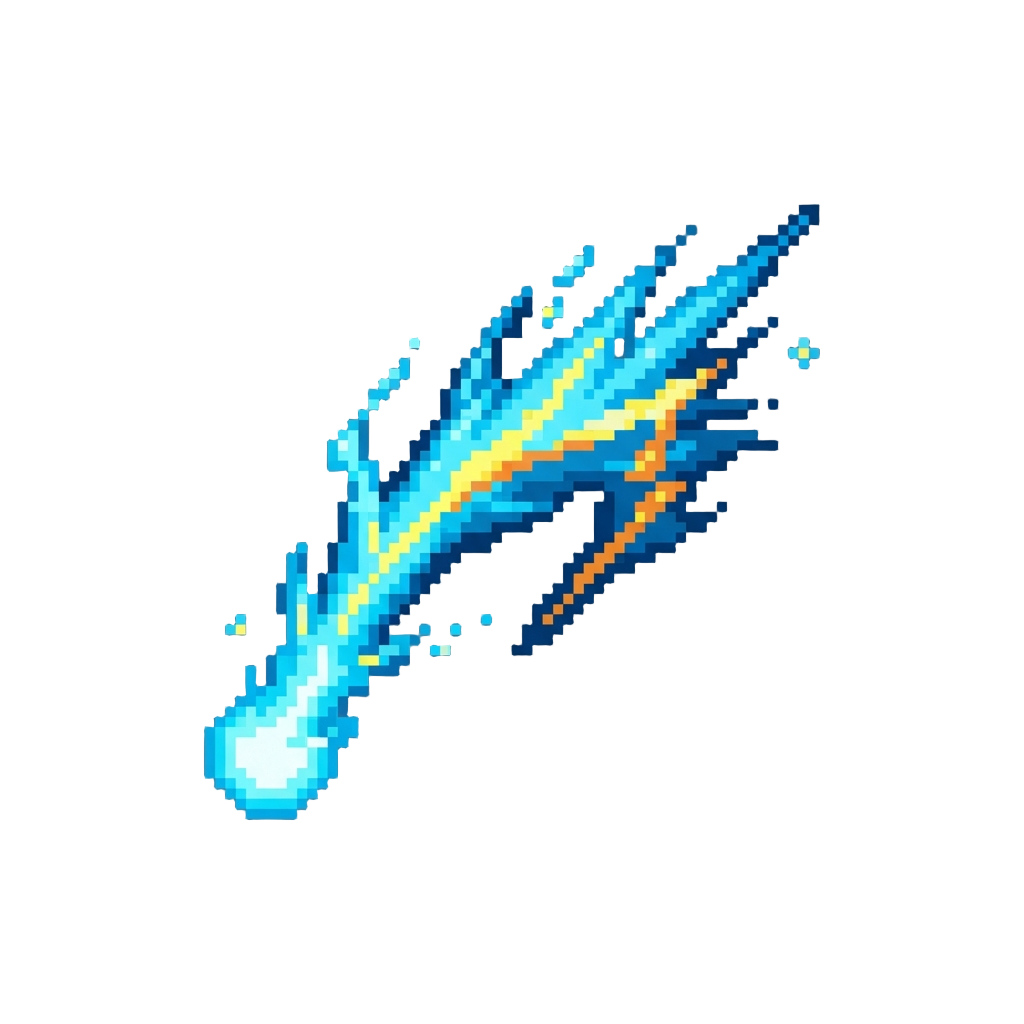 A Bright Electric Spark Trail