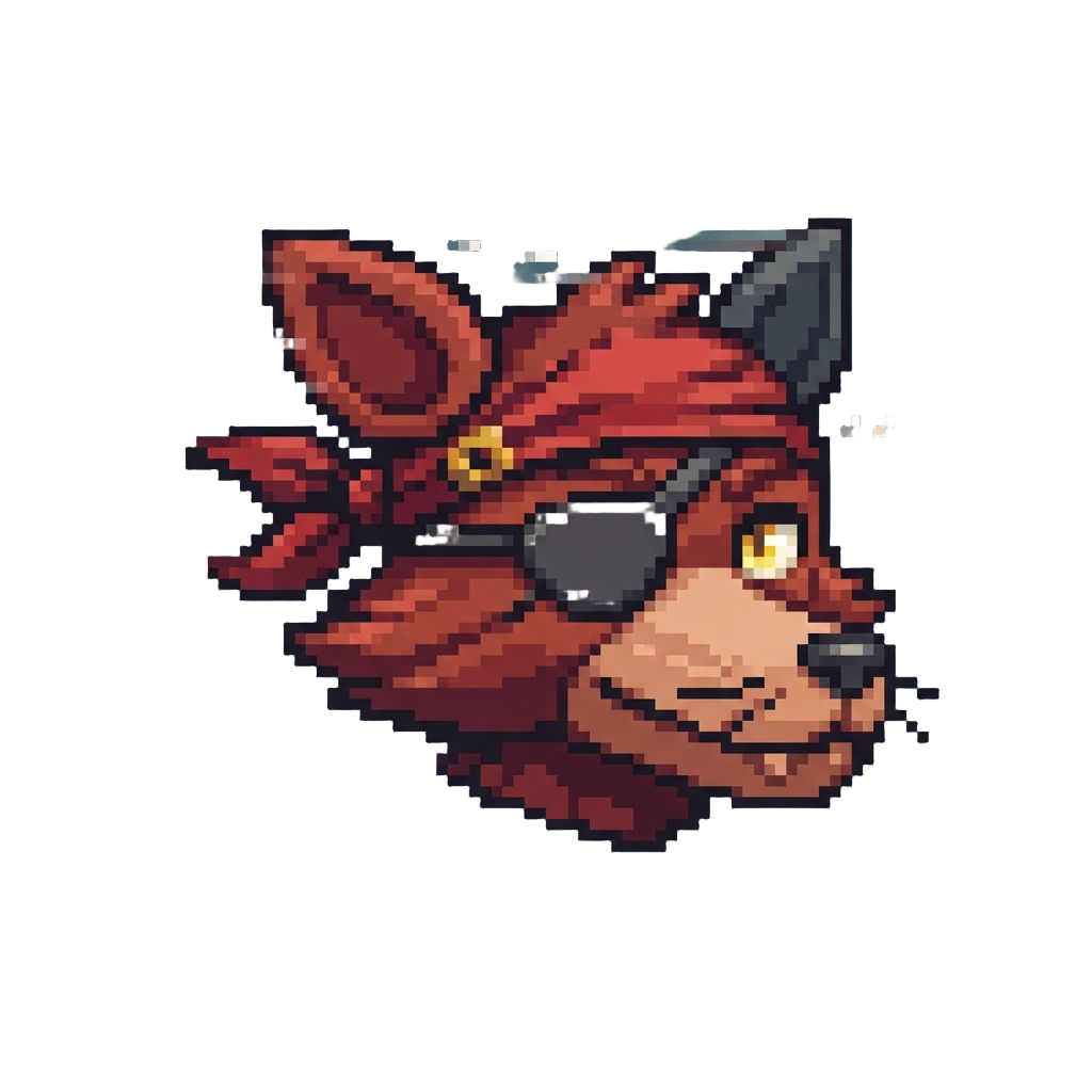 A Speeding Pirate Foxy Head