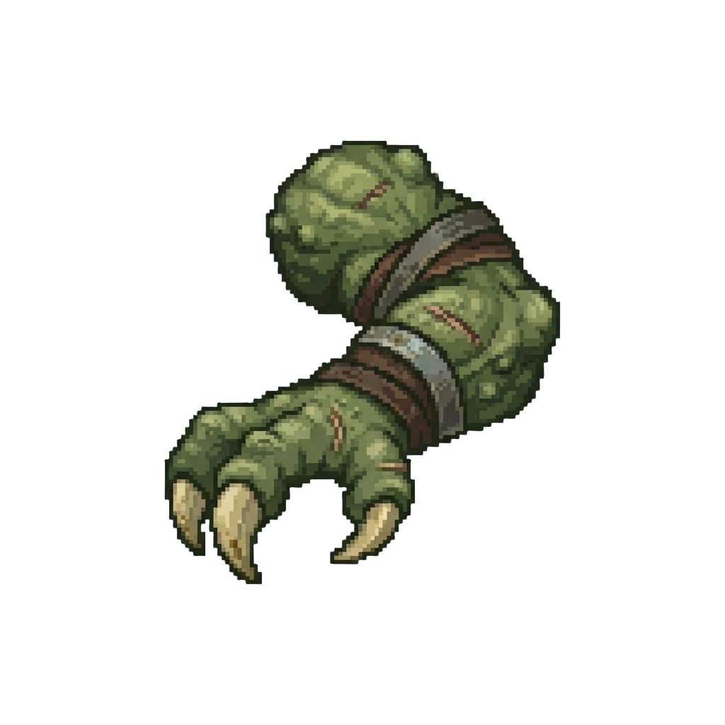 A Wobbly Oversized Squig-claw Arm