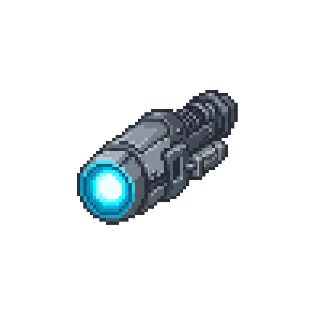 A Glowing Plasma-cannon Arm