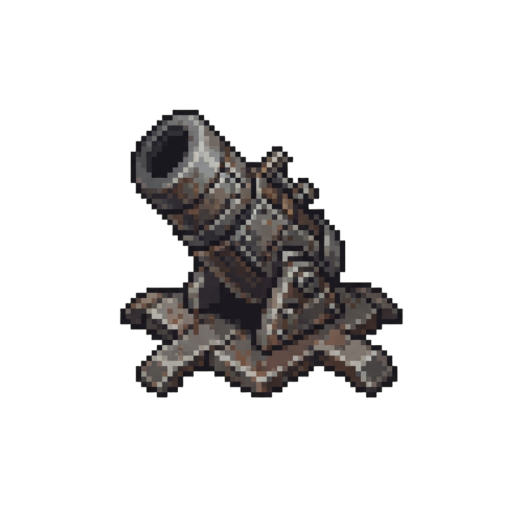 A Heavy Scrap-metal Mortar Tube
