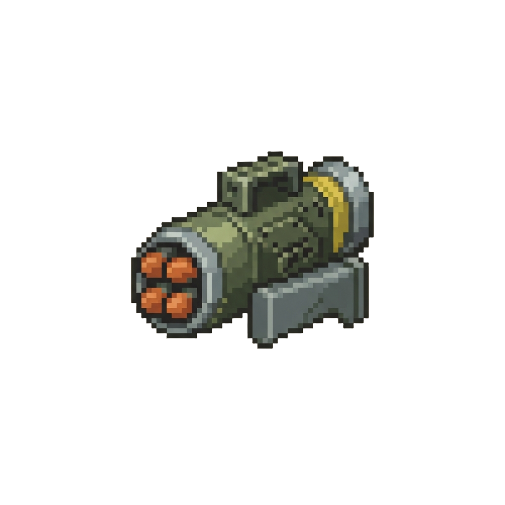 A Shoulder-mounted Rocket Pod