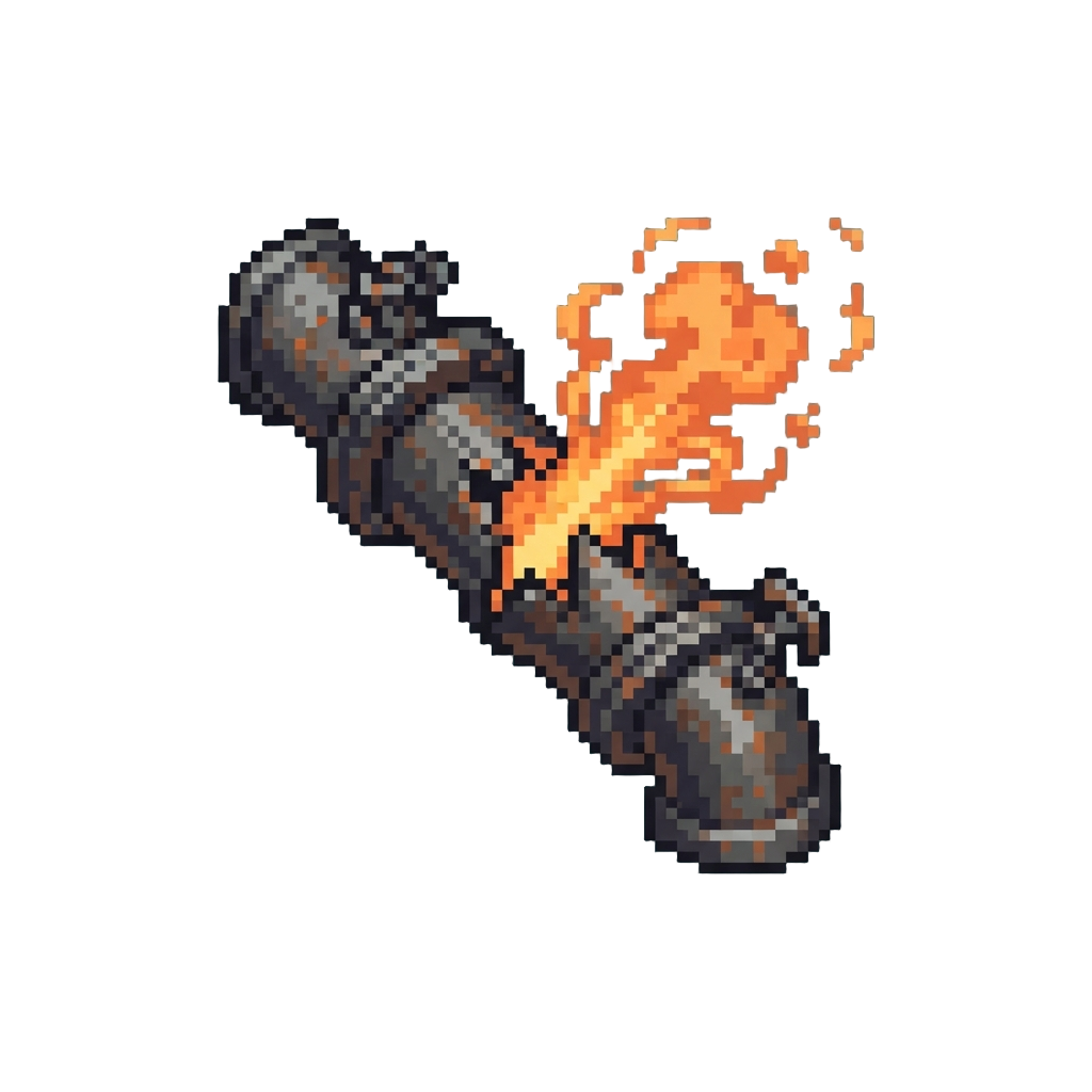 An Overheating Steam Pipe Bursting Open