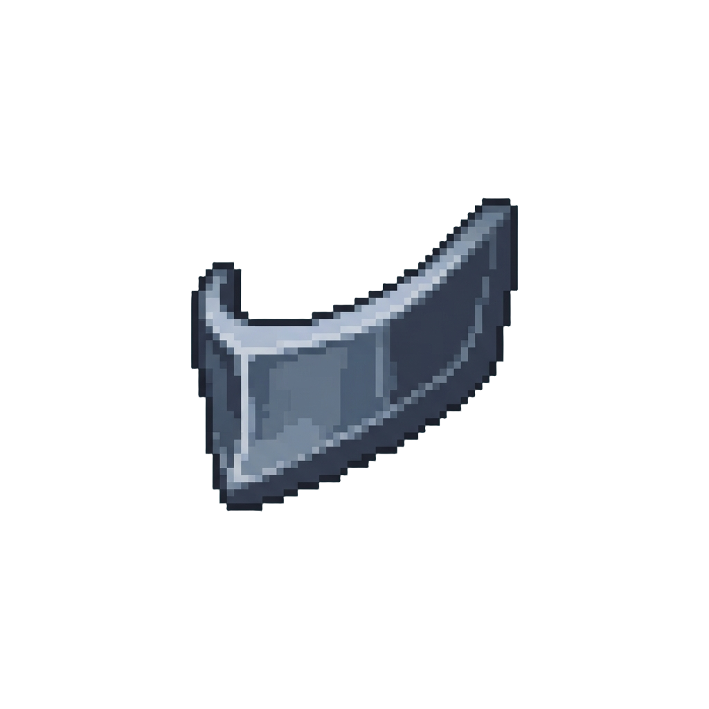 A Smooth Sculpted Metallic Chin Extension
