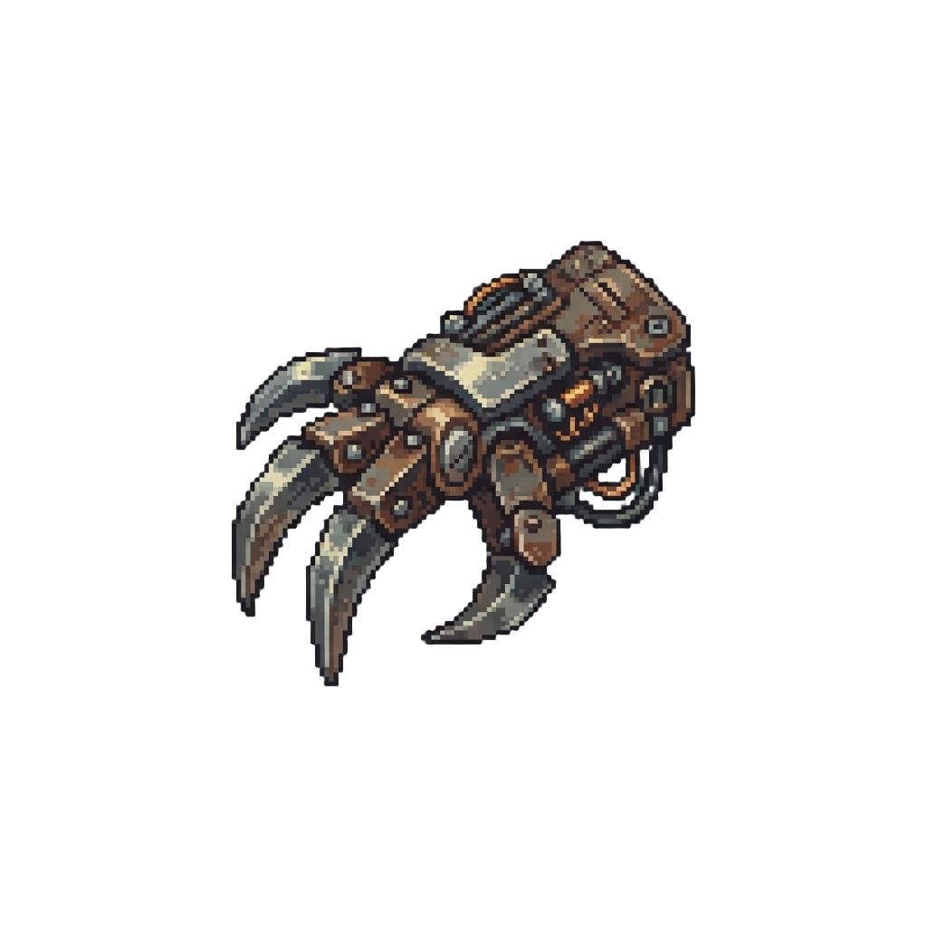 A Three-clawed Scrap-metal Appendage