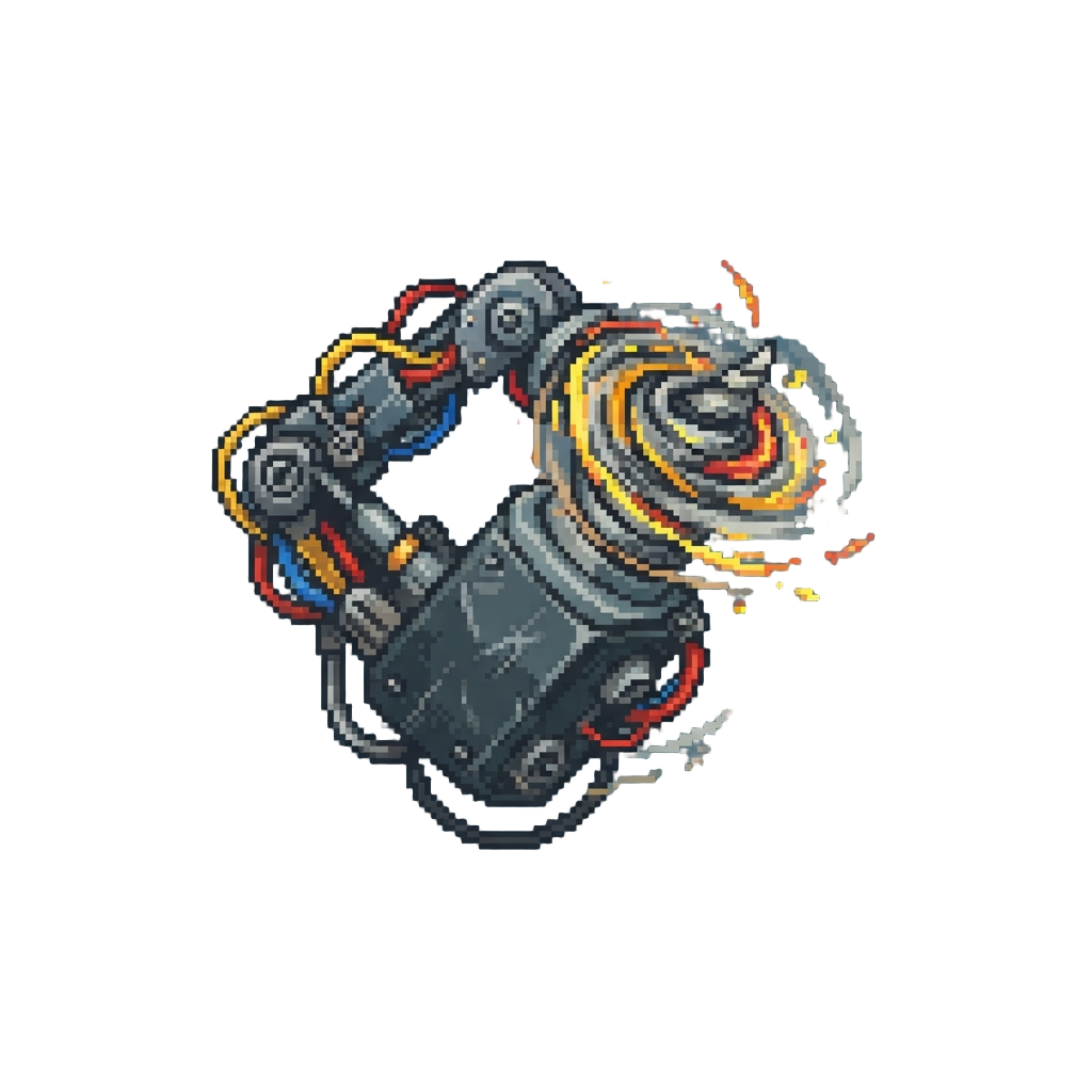 A Haywire Drill Arm Spinning Out of Control