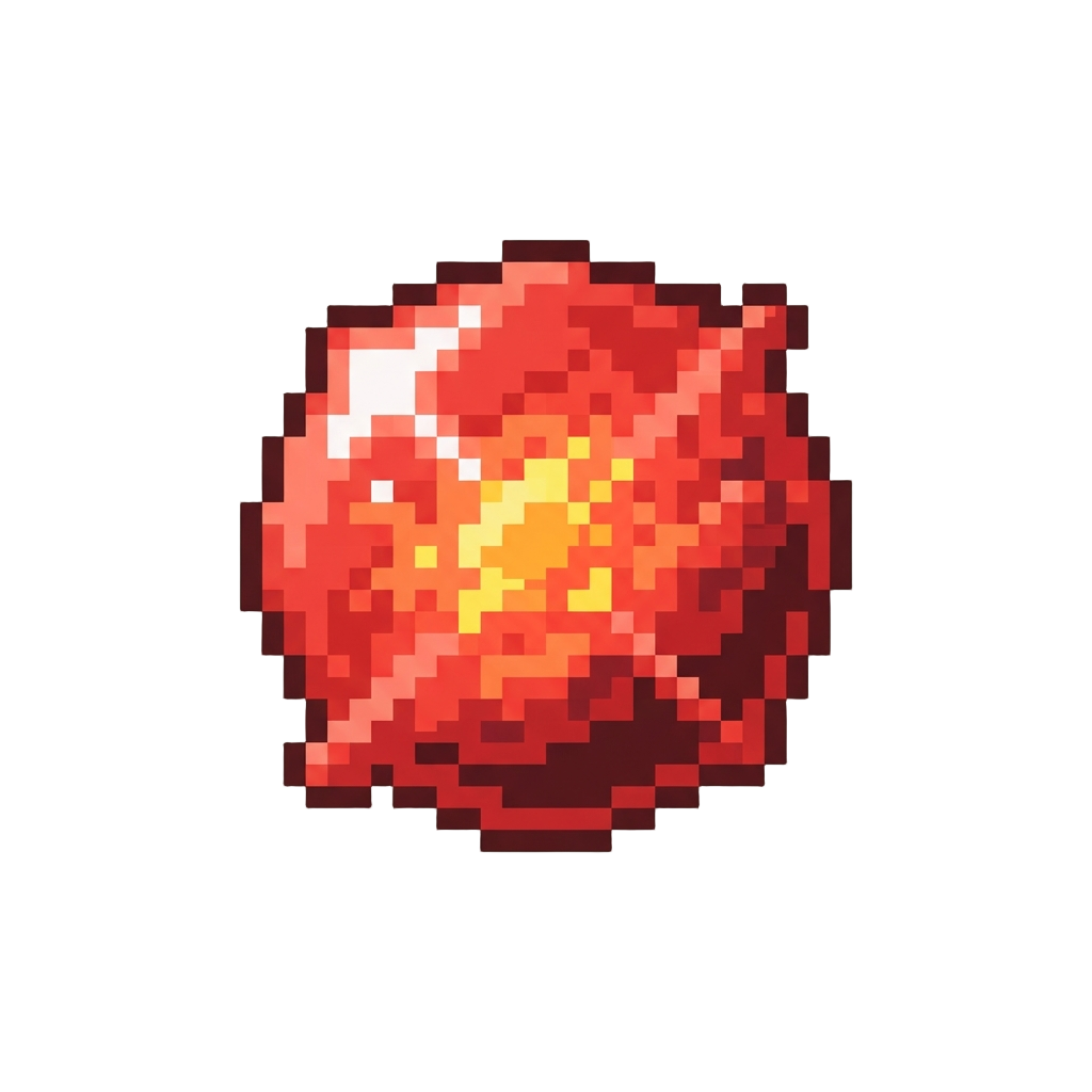 A Pulsing Red Power Shockwave