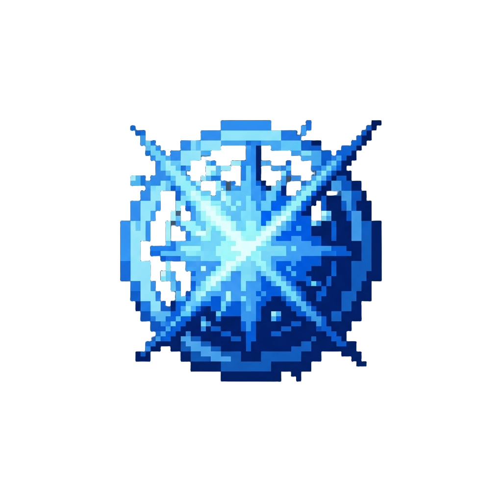 A Bright Blue Shockwave Burst