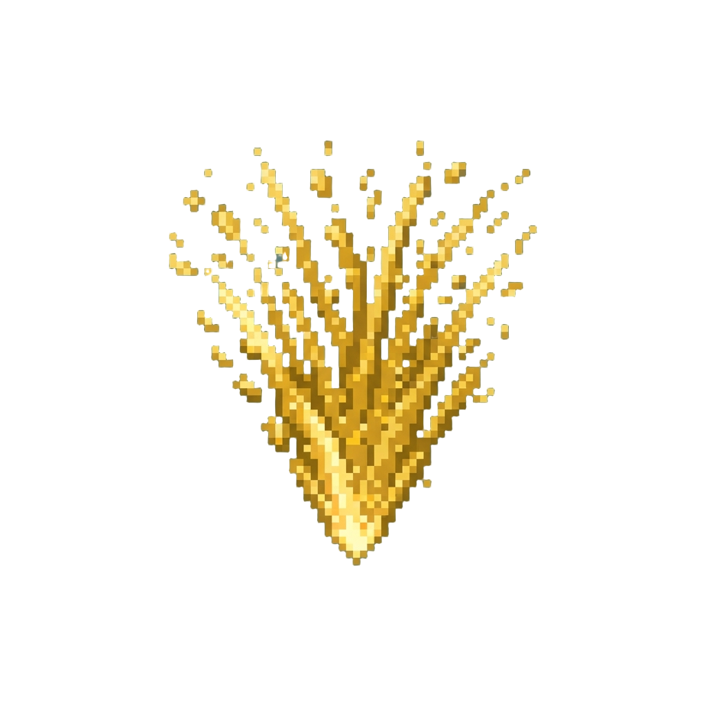 A Dazzling Golden Spark Shower