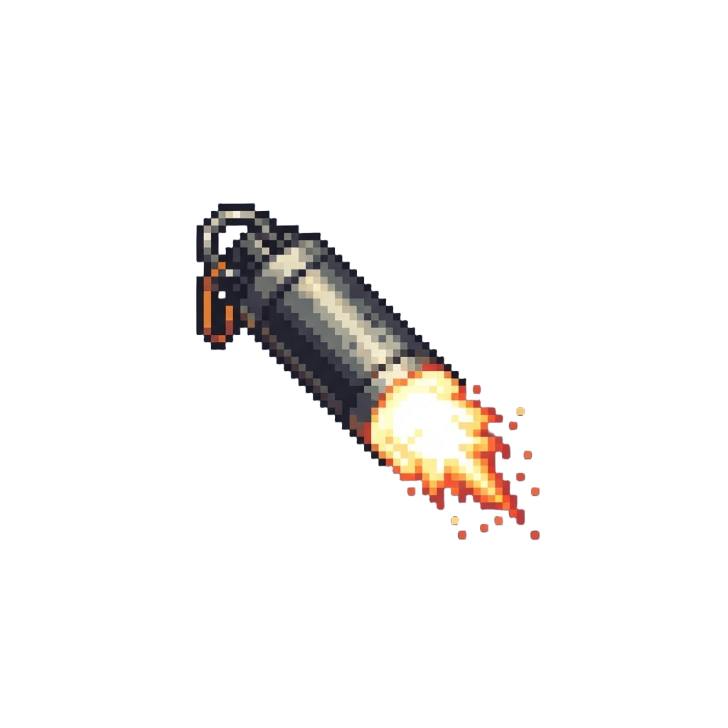 Bright White Thermal Flare