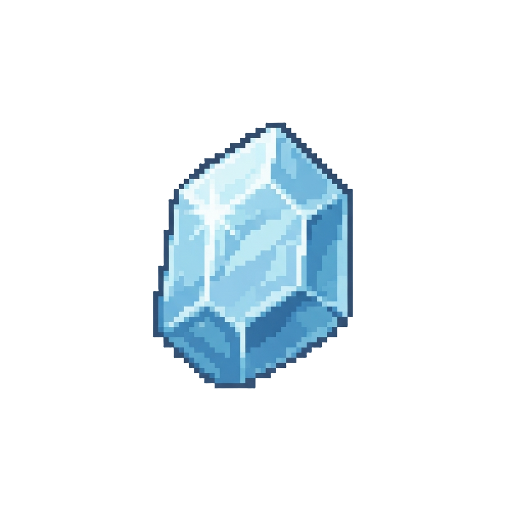 Dazzling Crystal White with Sky Blue Shimmer
