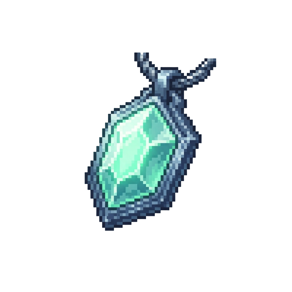 Radiant Ice White with Mint Green Luminescence