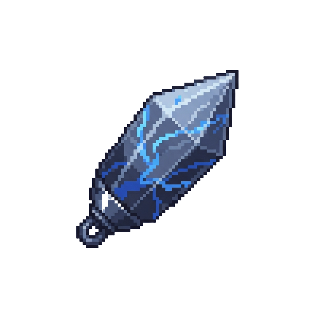 Twilight Gray with Electric Blue Lightning Stripes