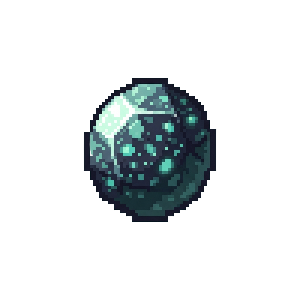 Mystic Sapphire Black with Seafoam Green Dappling