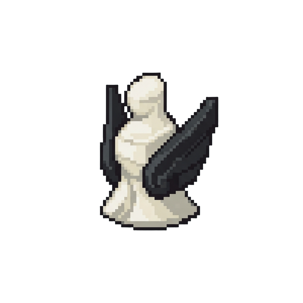 Pure Marble White with Onyx Black Tail Wings