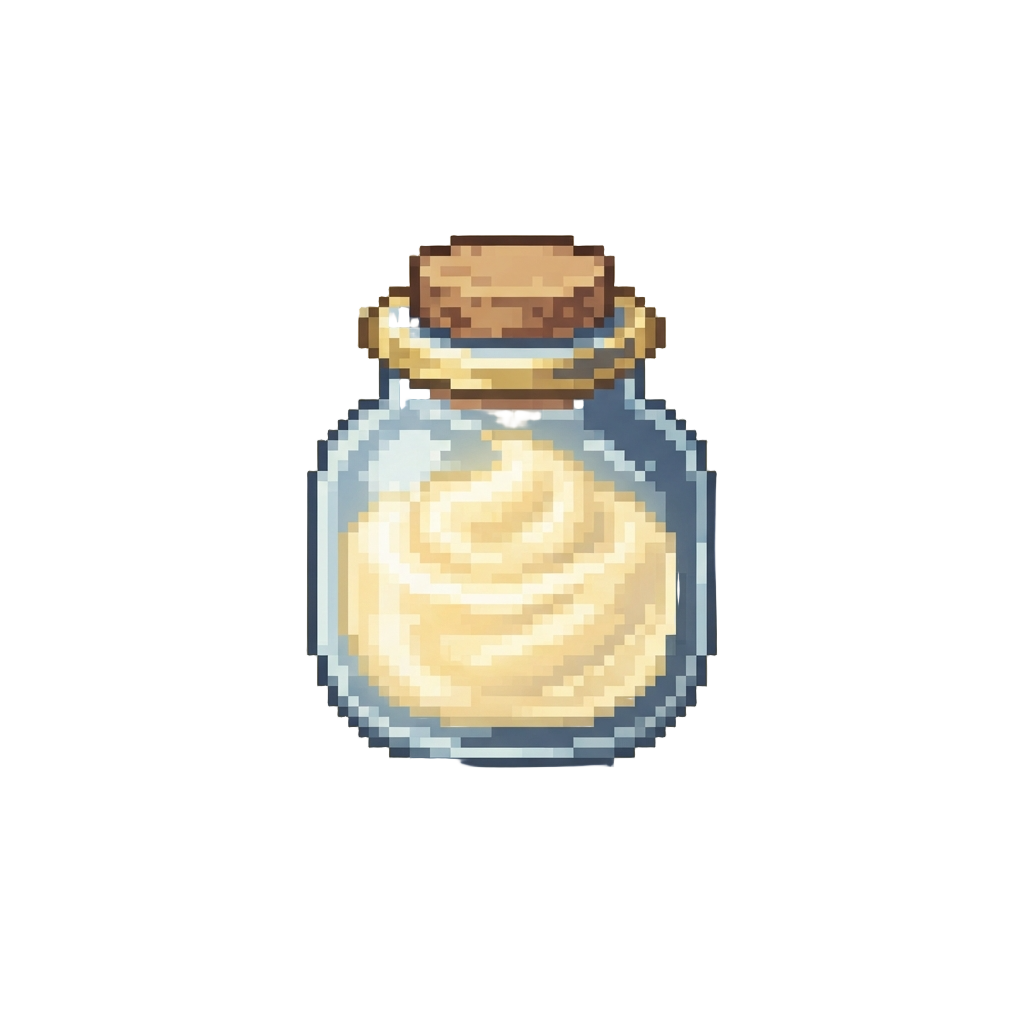 Soft Ethereal Cream with Glowing Golden Aura