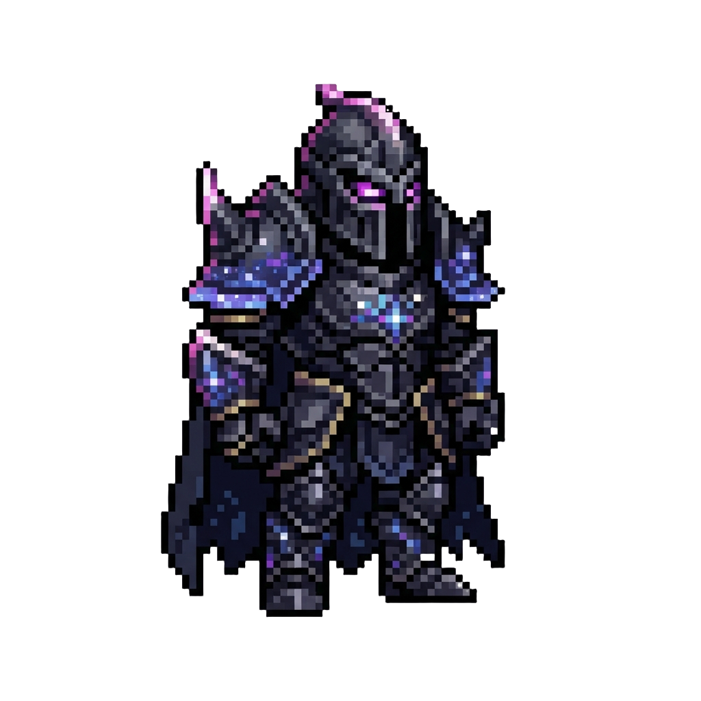 A Cosmic Dark-knight Battle Armor