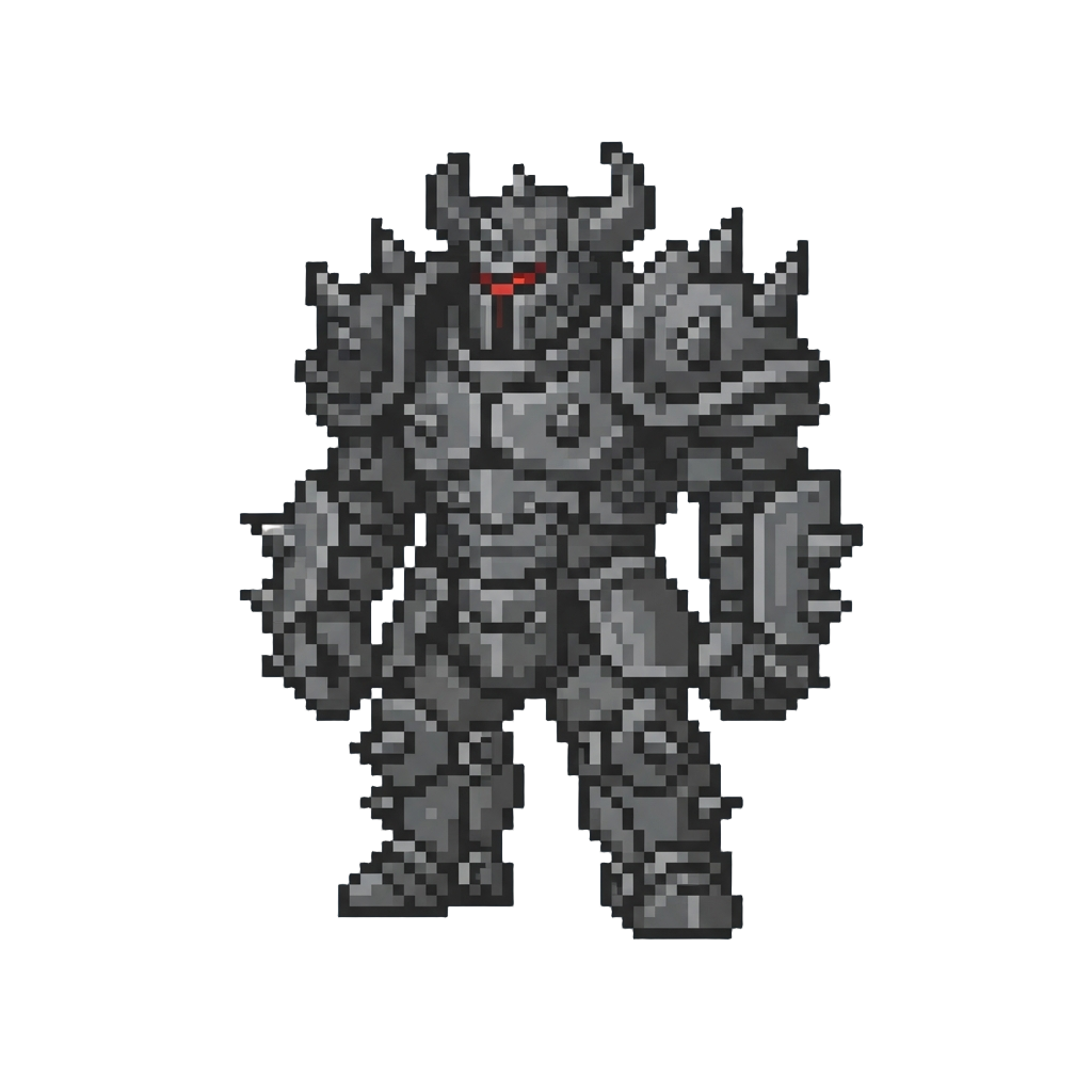 A Massive Spiked Iron Battle-suit