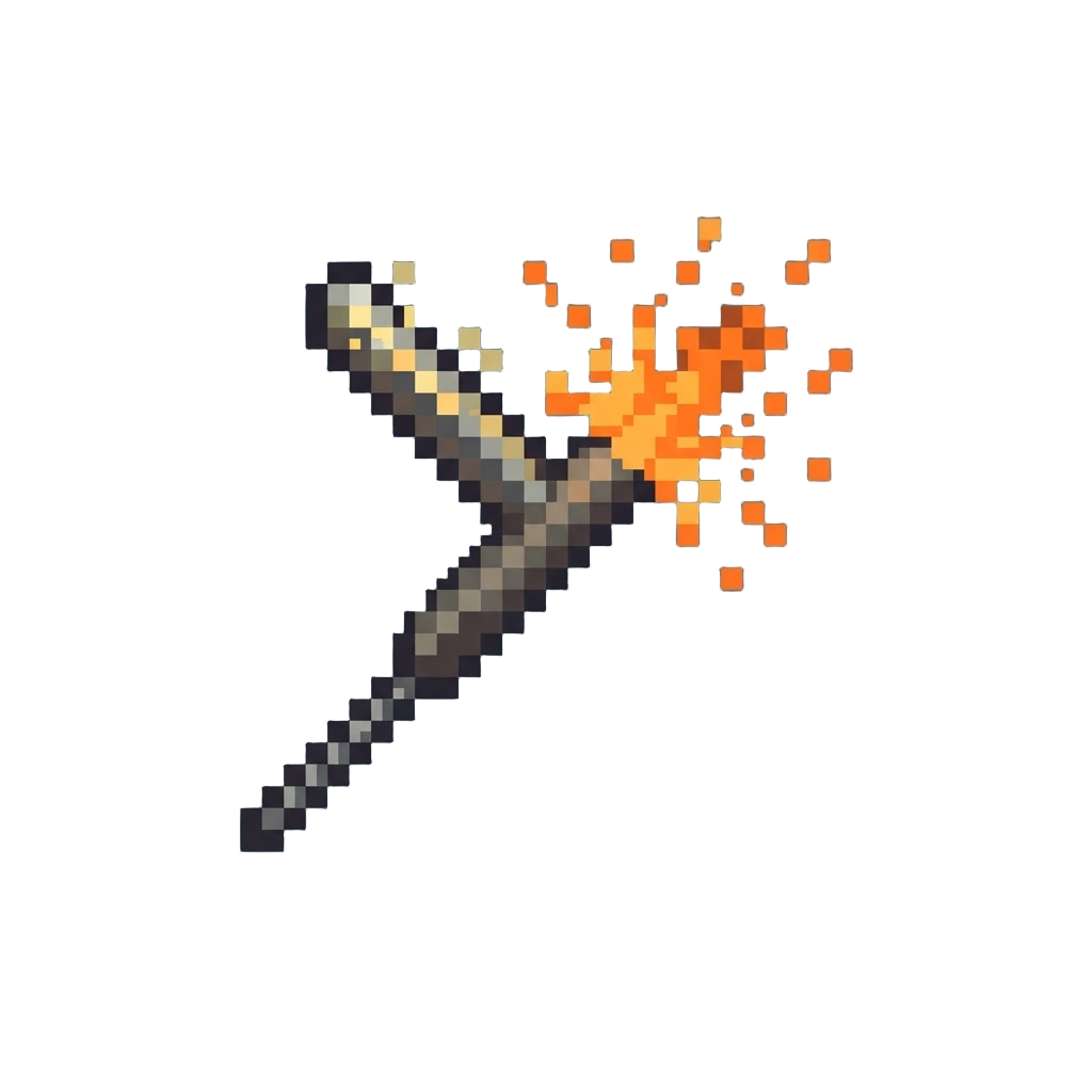 A Popping Neon Orange Sparkler