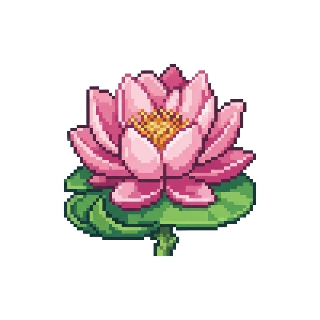 A Blooming Lotus Flower