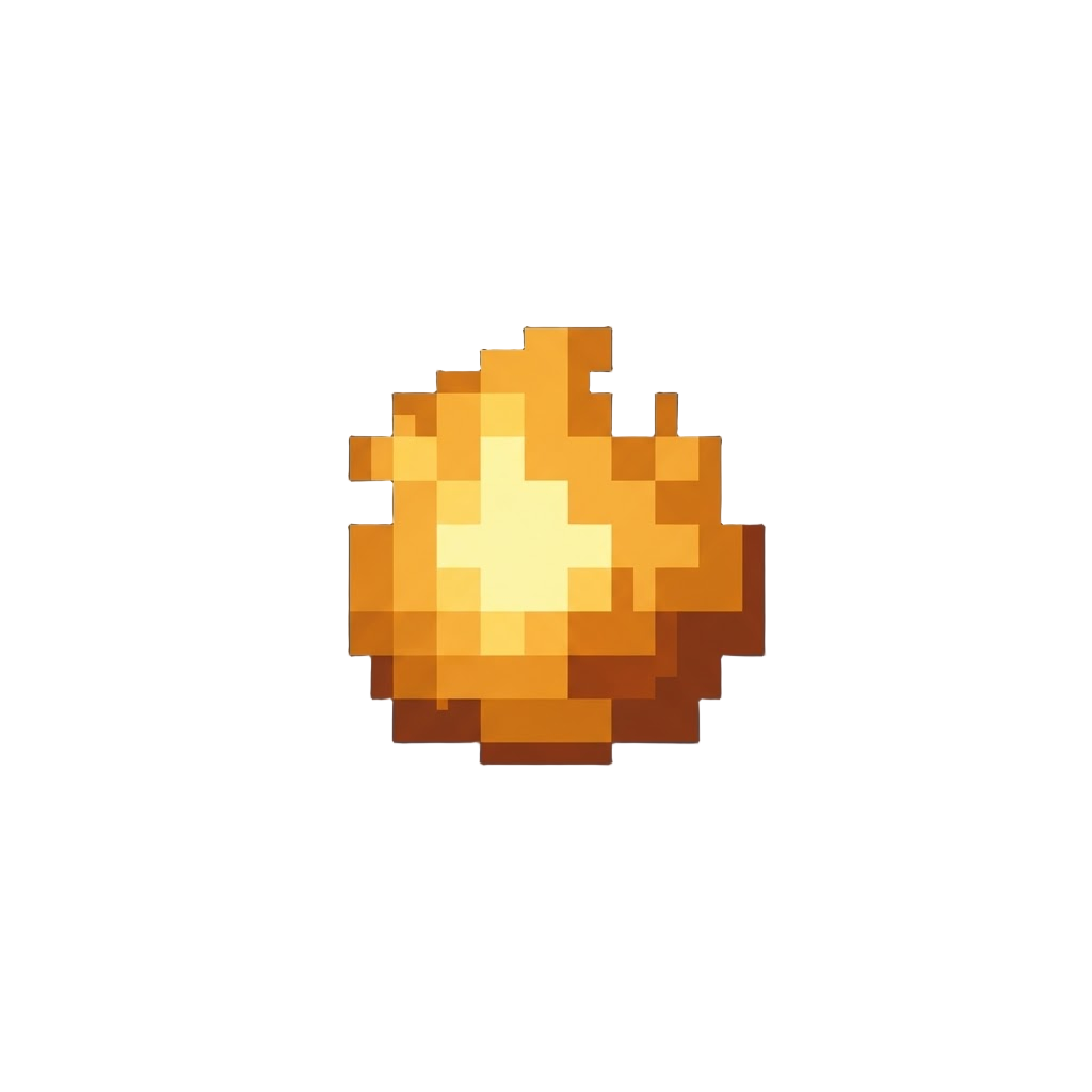 A Dim Flickering Amber Glow
