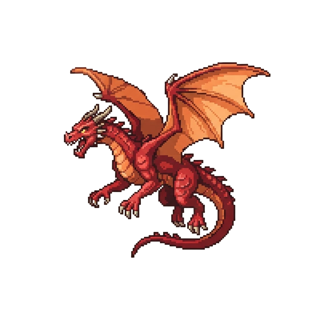 A Majestic Soaring Dragon