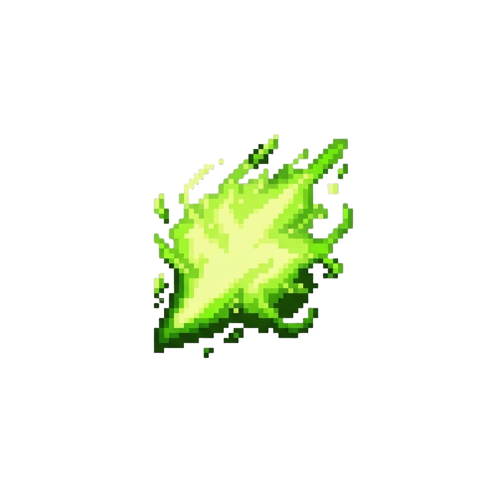 A Fizzling Lime Green Flash