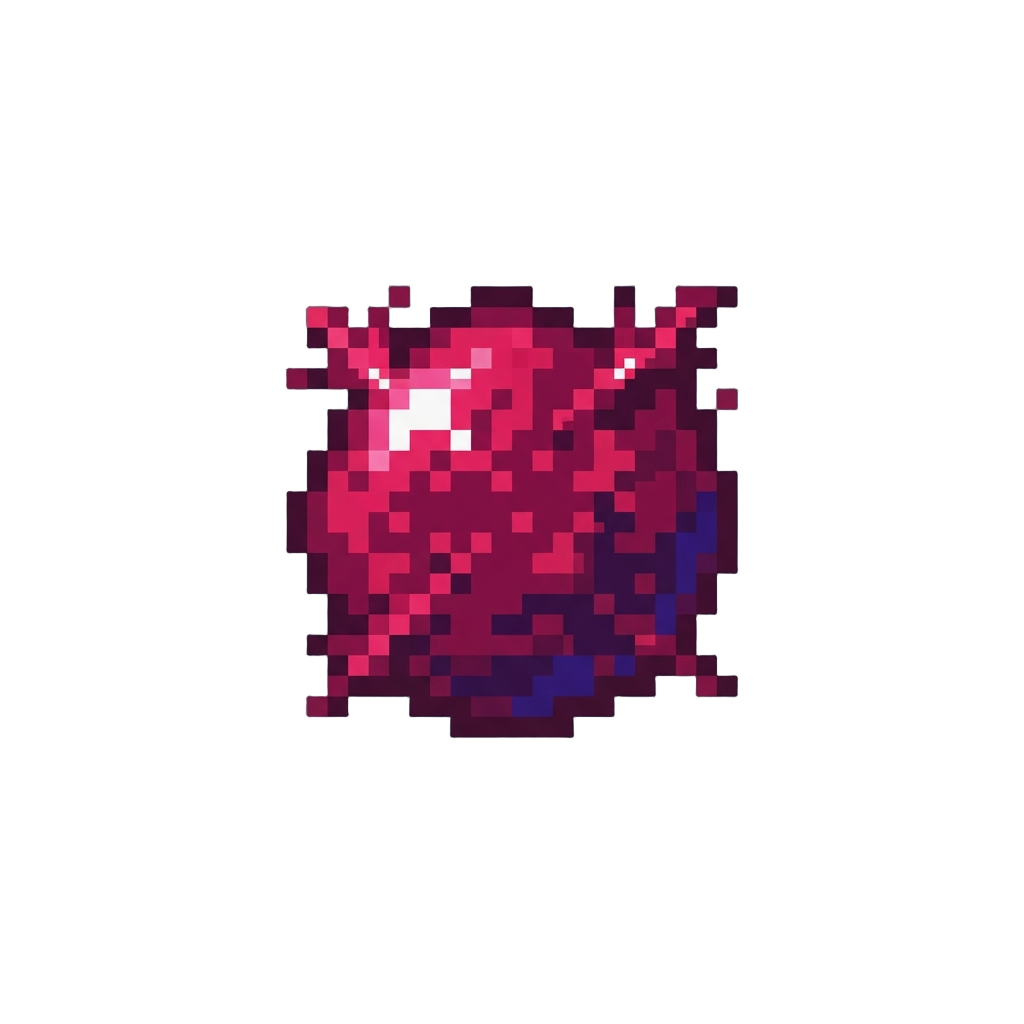A Deep Crimson Plasma Burst