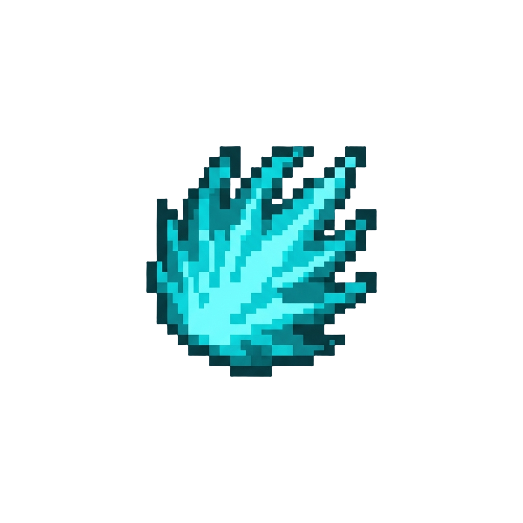 An Electric Cyan Aura Blast