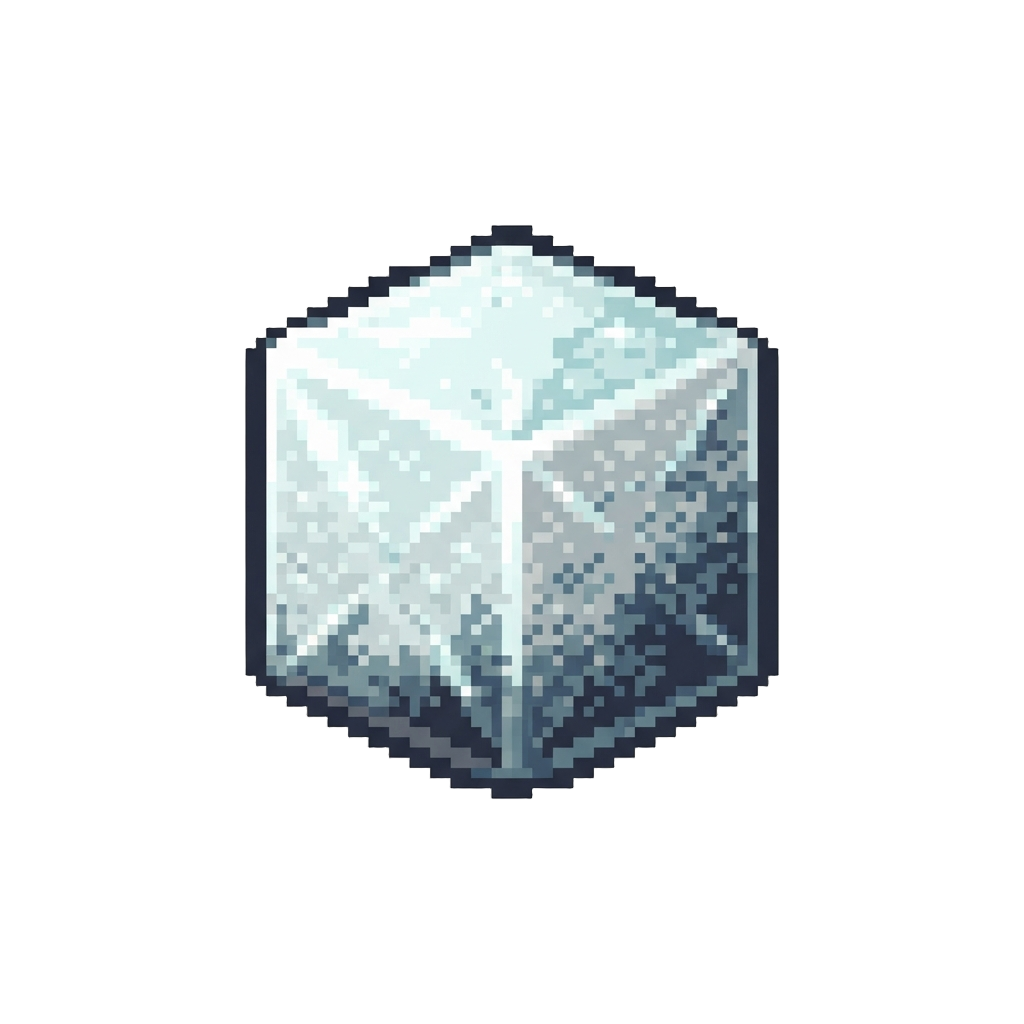 A Sparkling Crystal Sugar Cube