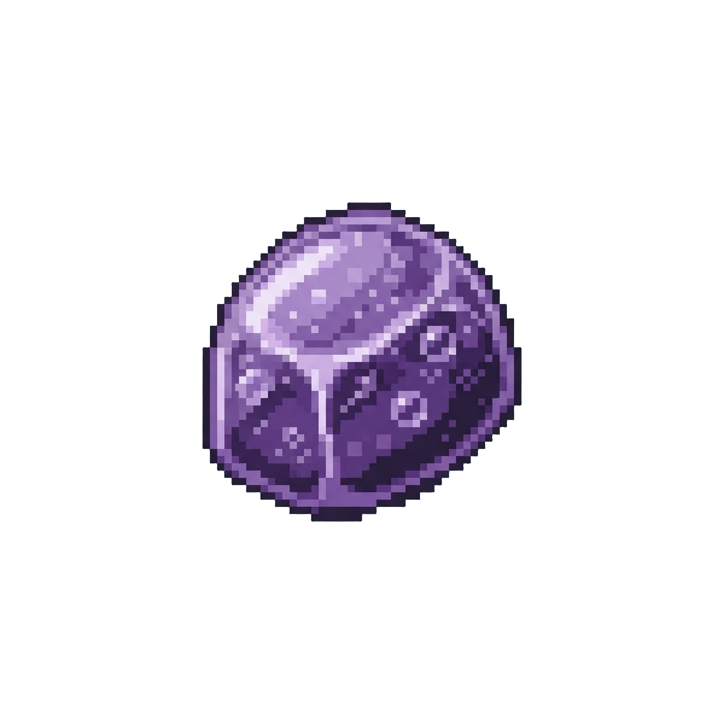 A Bubbly Purple Soda Candy