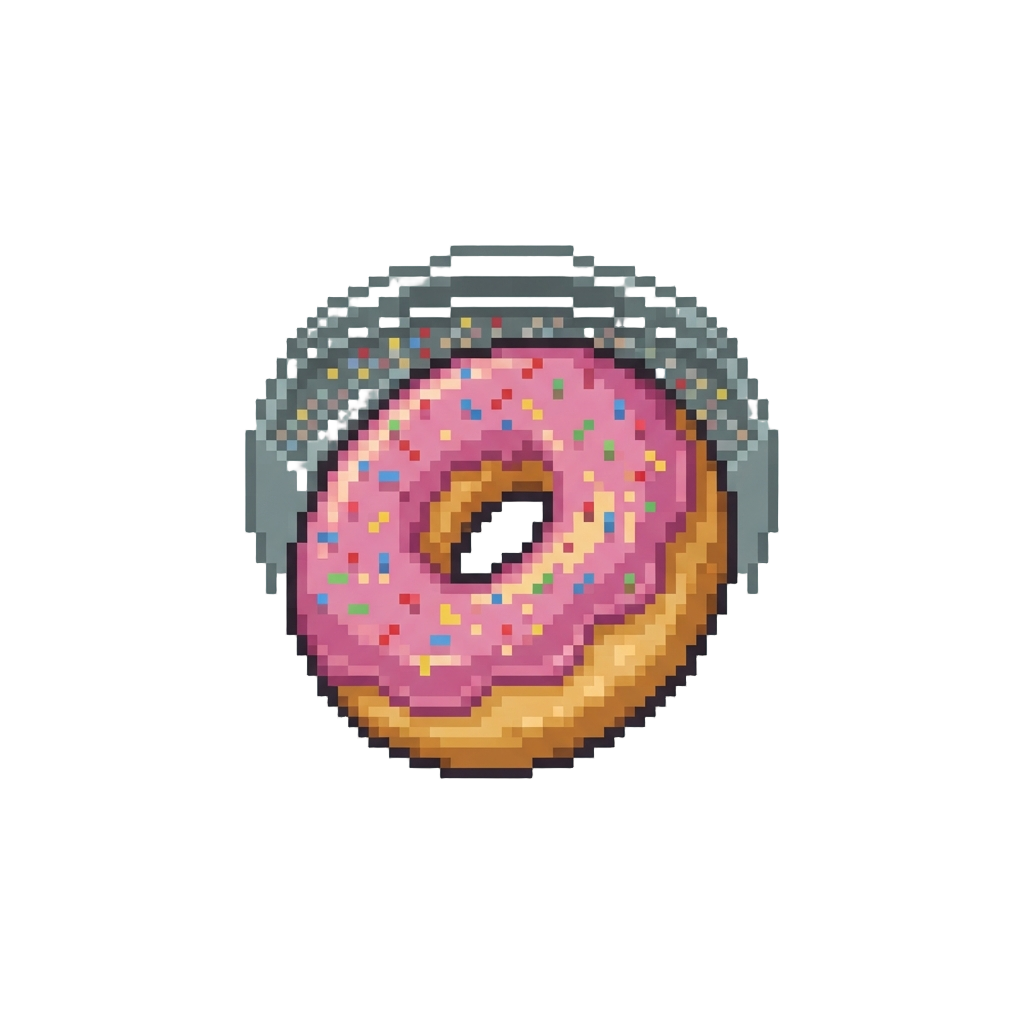 A Spinning Donut Spin in Front of the Grandstands