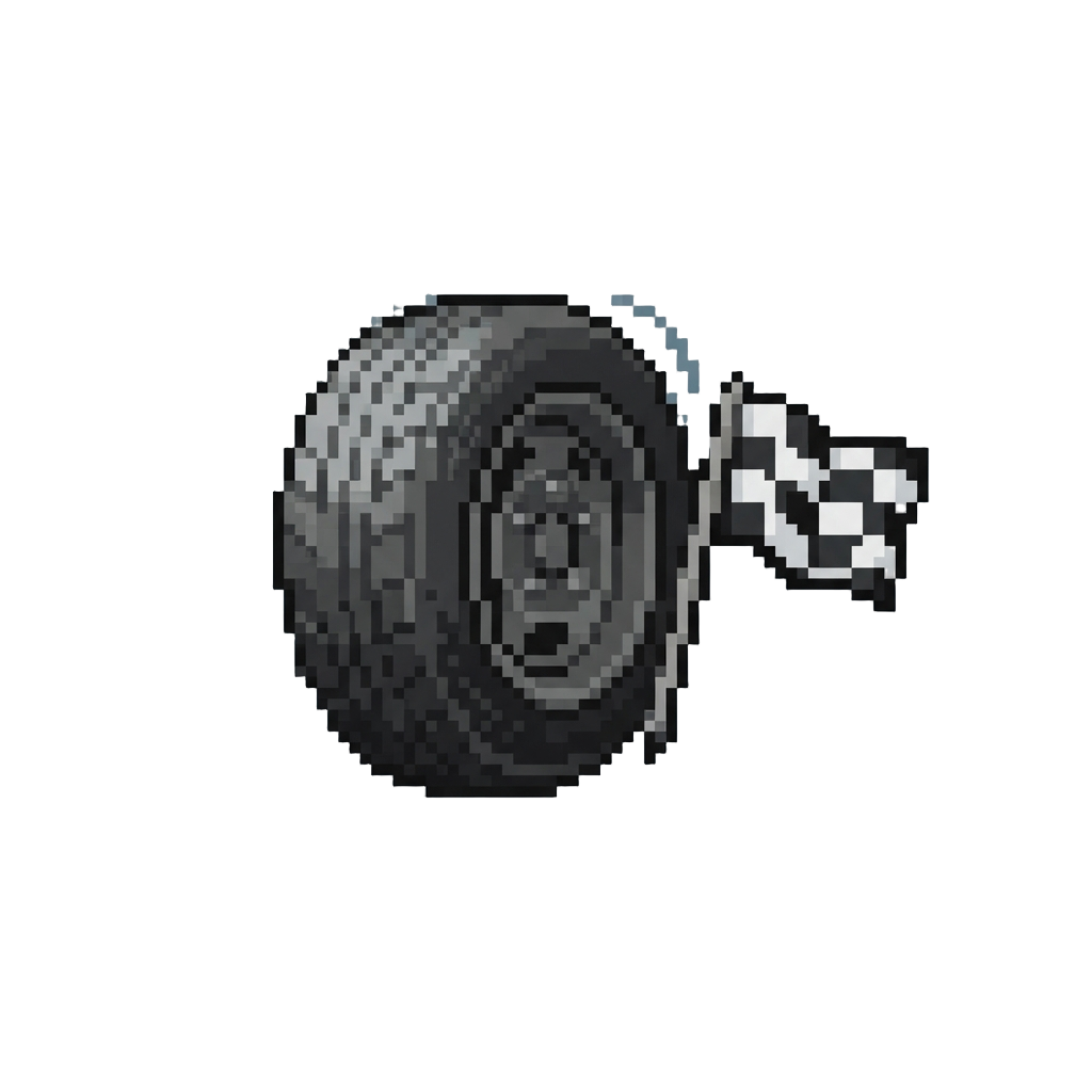 A Tire Wobble Just Before the Checkered Flag