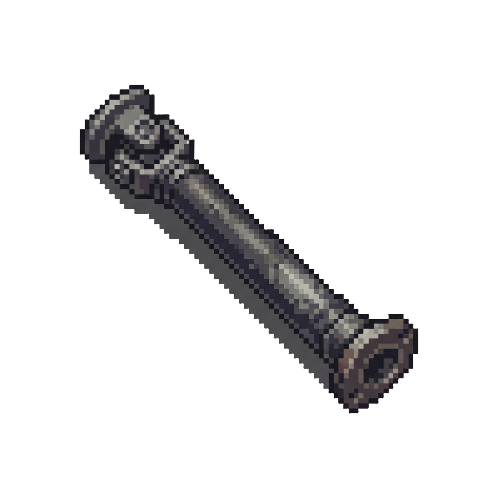 A Dropped Drive Shaft Clattering on the Asphalt