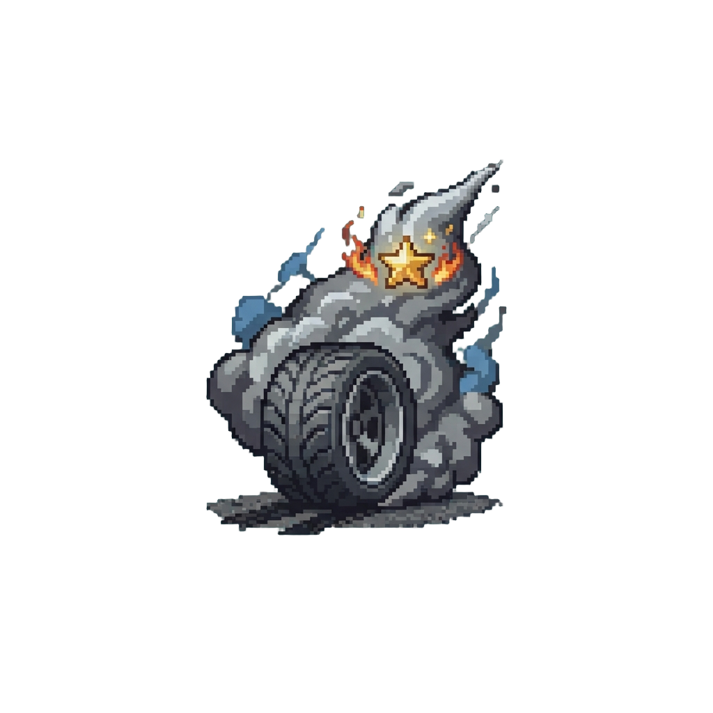 A Smoky Victory Burnout