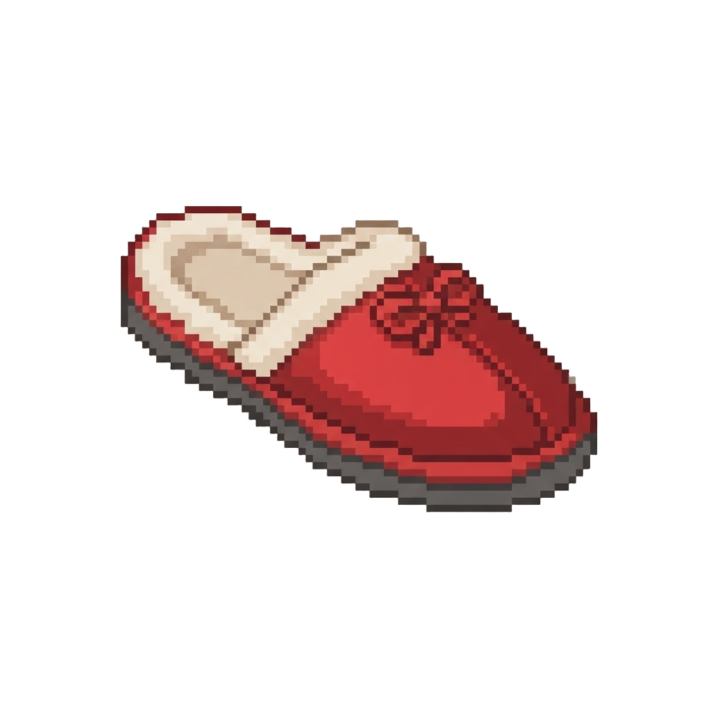 A Giant Red Scolding Slipper