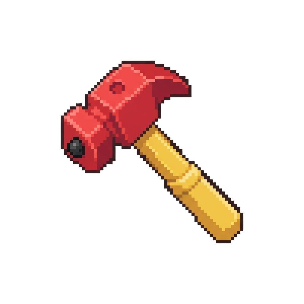 A Squeaky Plastic Toy Hammer