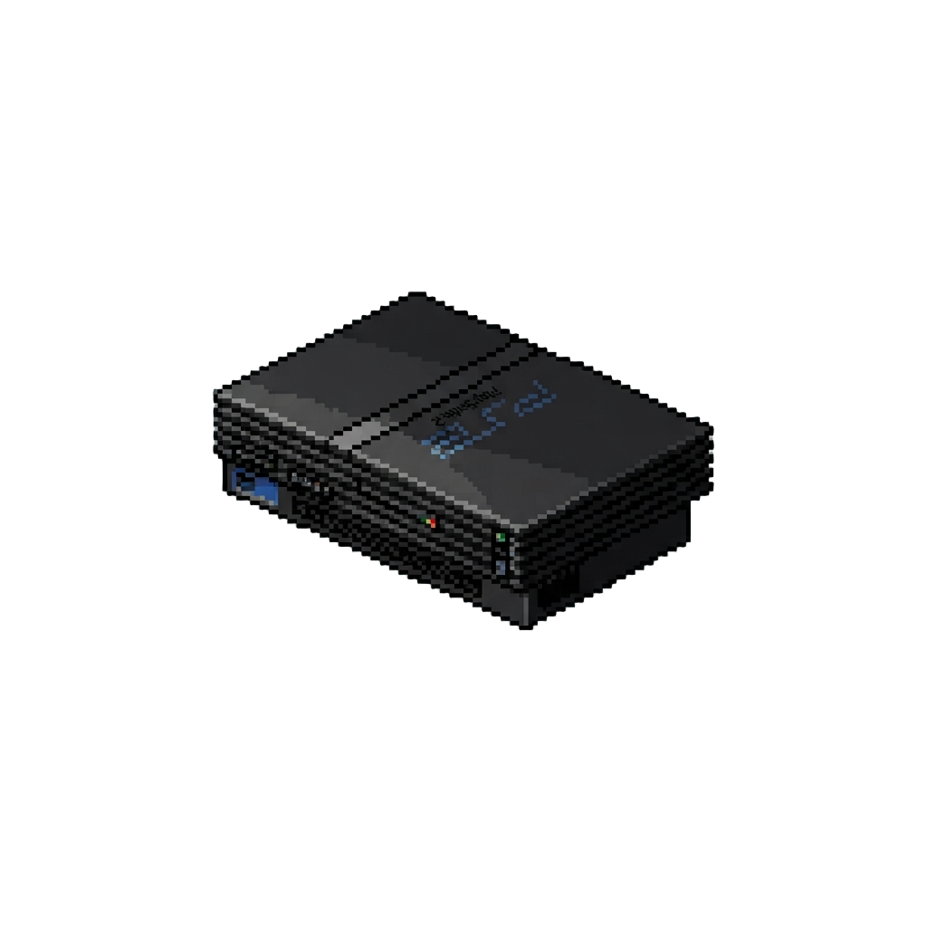 Playstation 2 Era with Detailed Early-2000s 3d Character Renders and Motion Blur