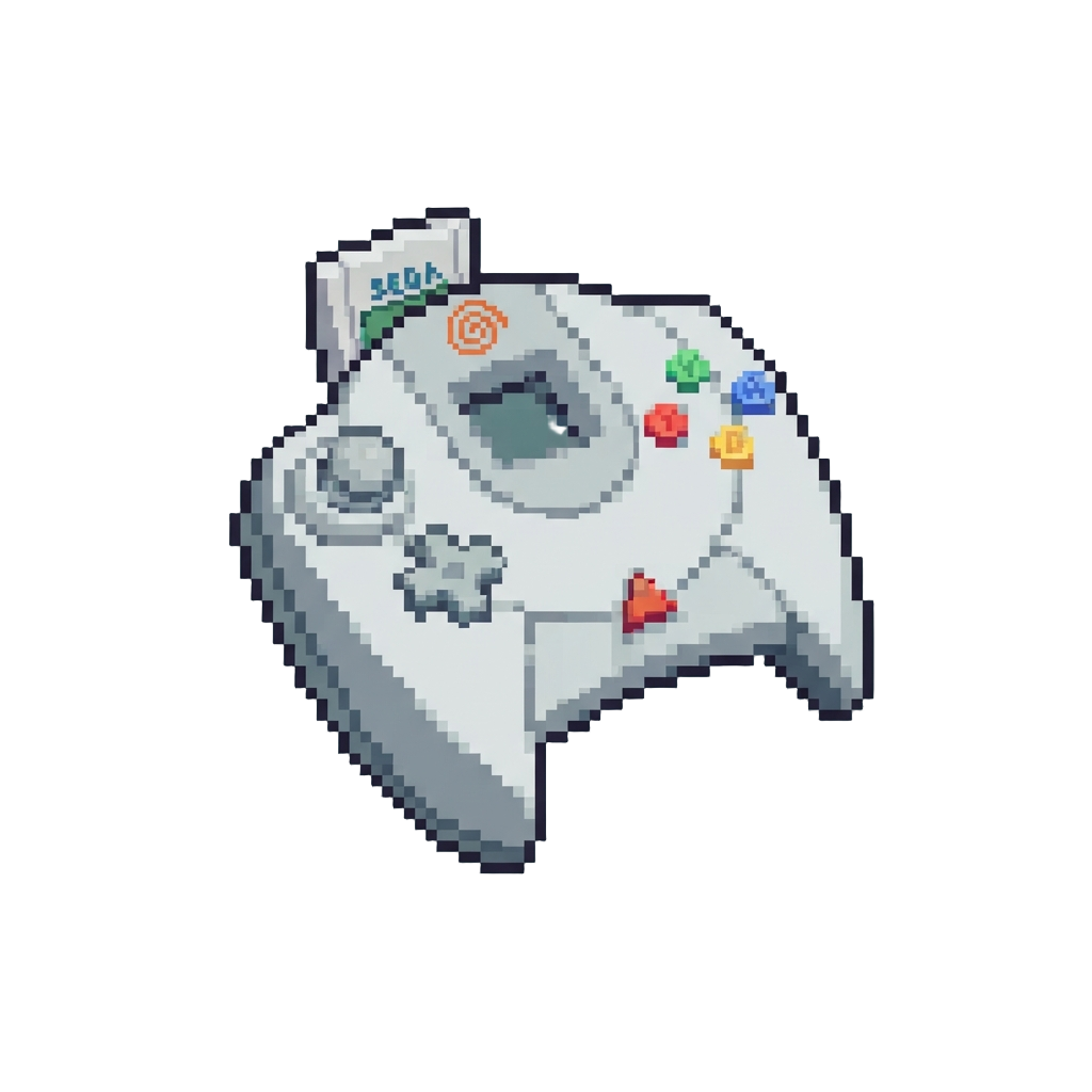 Sega Dreamcast Era with Bright Arcade-style Smooth 3d Visuals and Vibrant Color Palettes