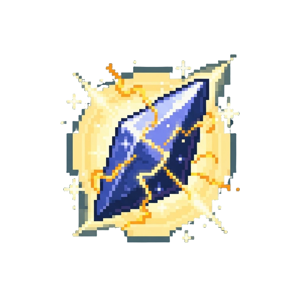 Cosmic Starlight Aura with Crackling Golden Physical Accents