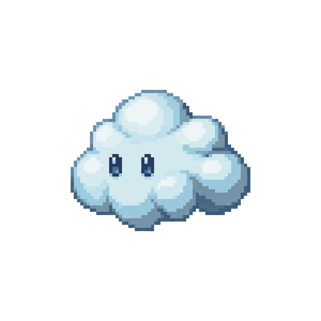 A Squishy Cloud with Eyes
