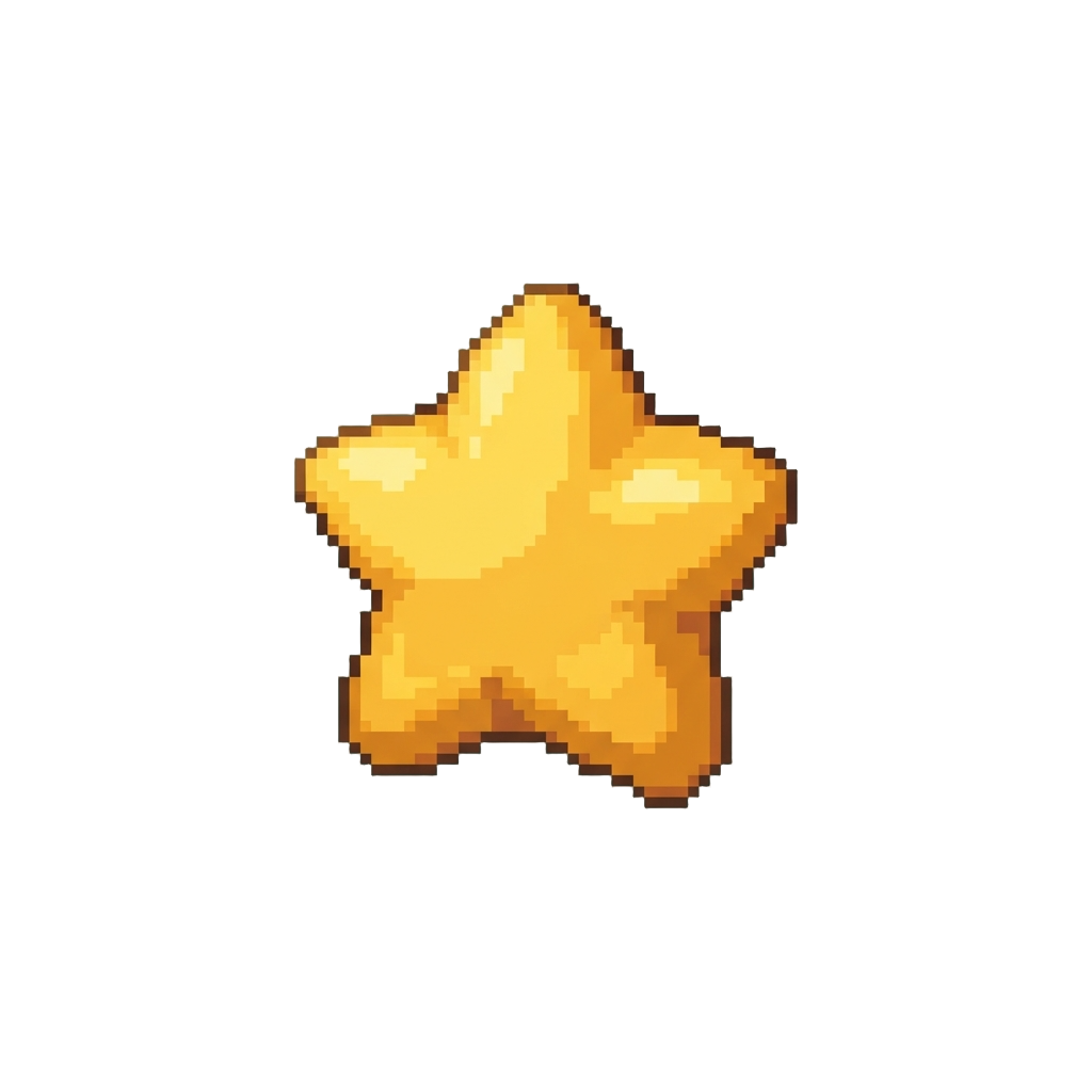 A Squishy Golden Star