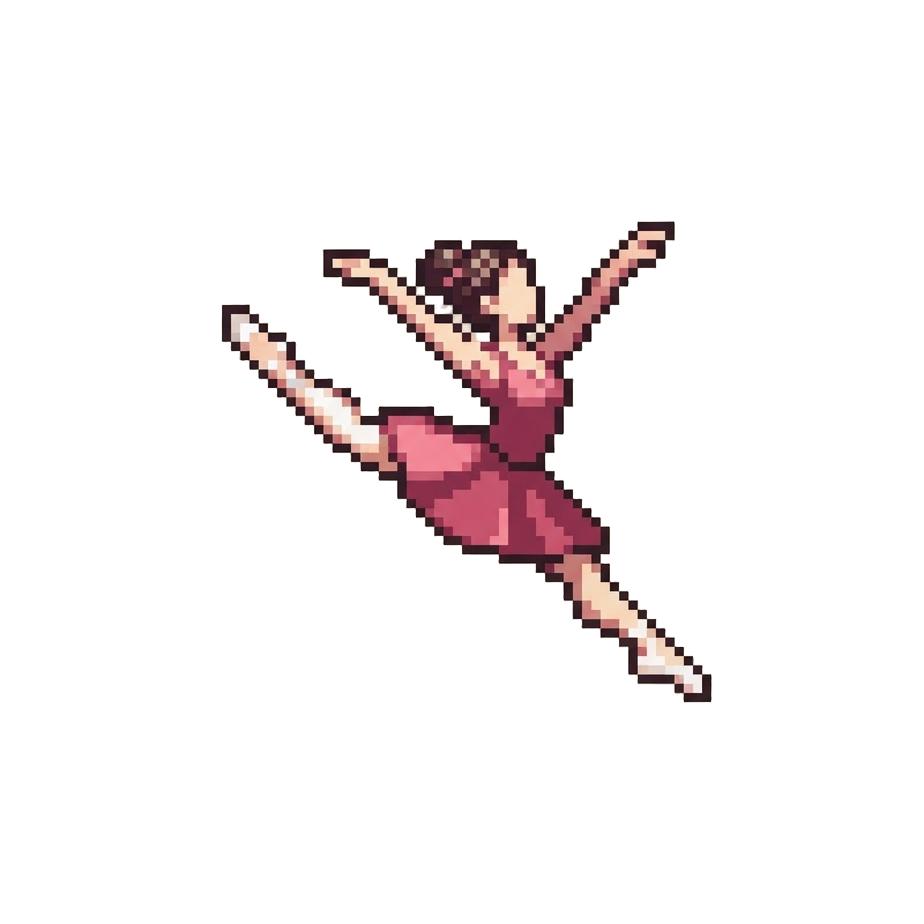 A Graceful Ballet-like Leap-skip
