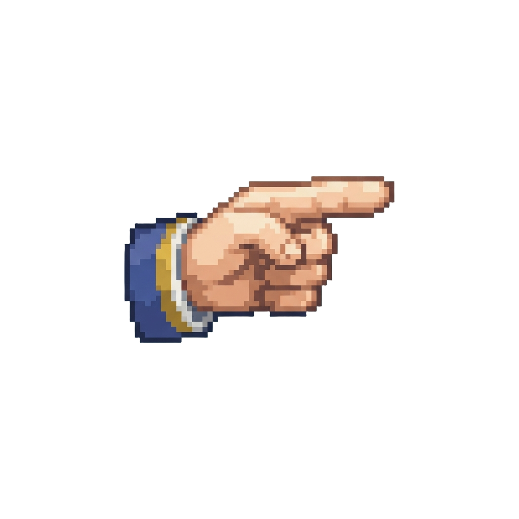 A Stern Finger-wag Pointing Accusingly Straight Forward