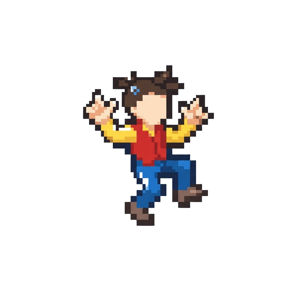 A Bouncy Jazz-hands Skipping Stride