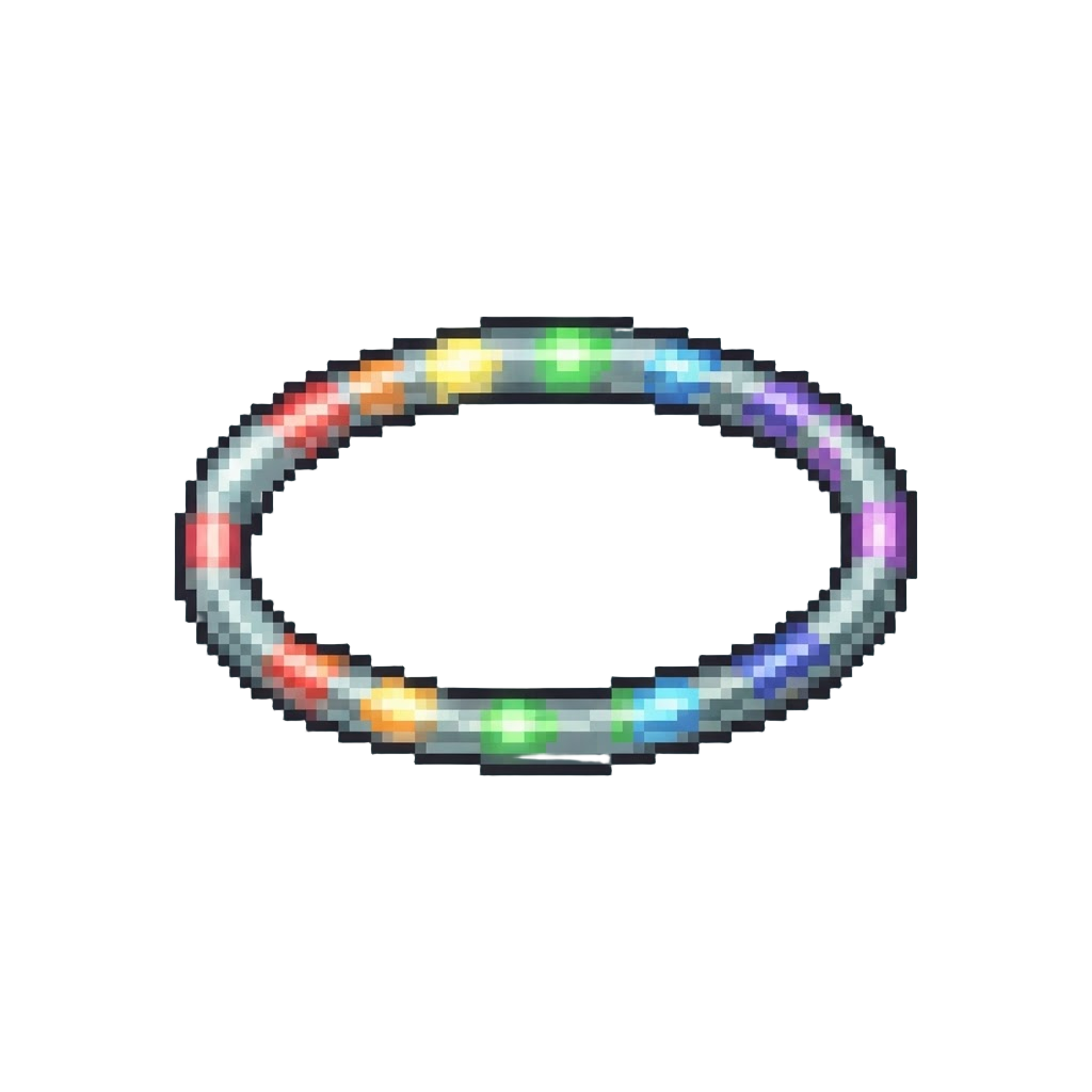 Glowing Rainbow Led Hula Hoop