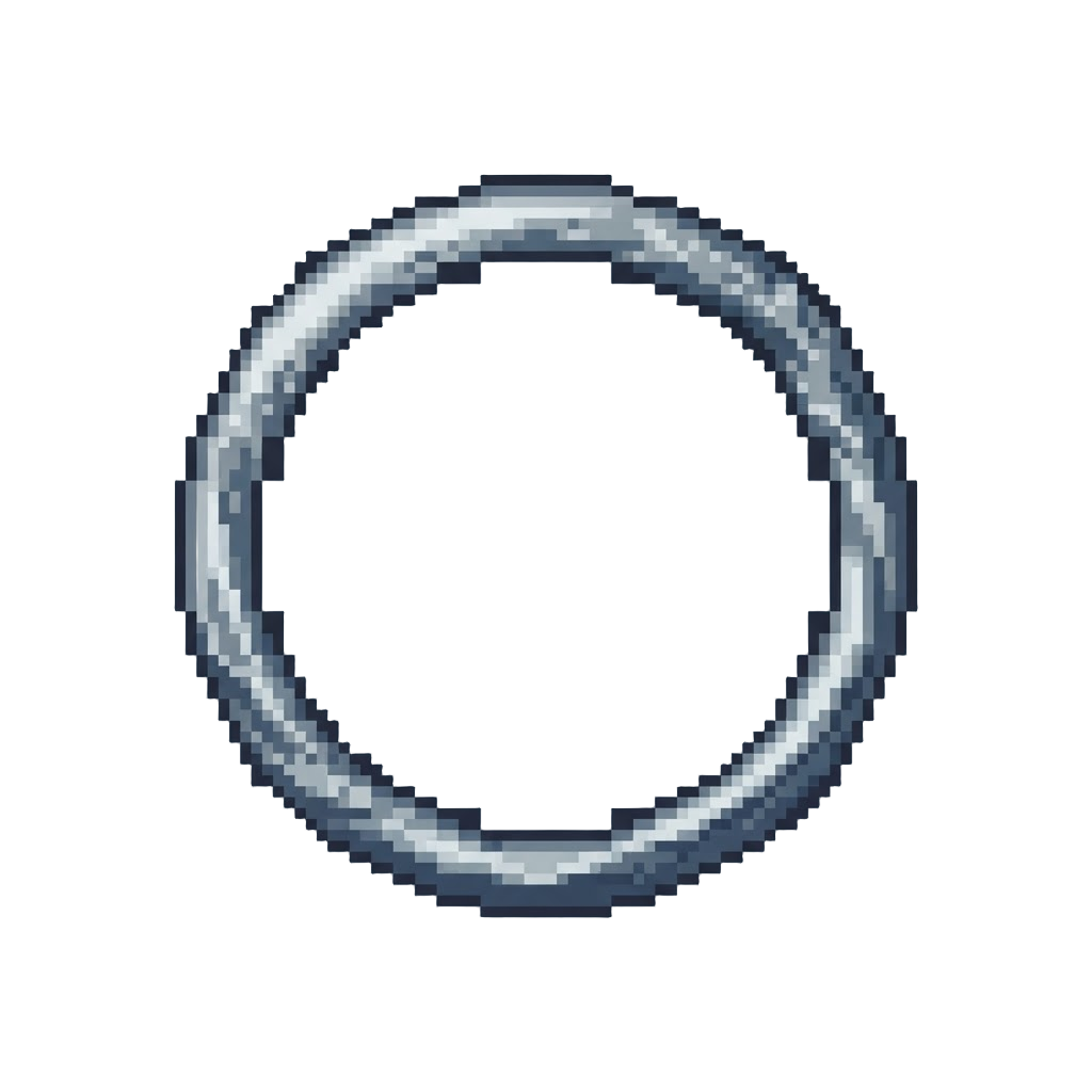 Glittering Silver Foil Hula Hoop