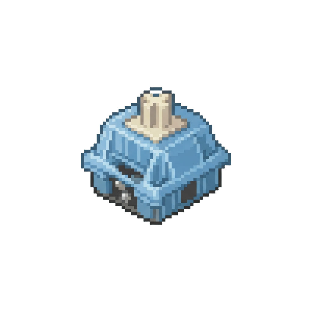 A Soft Click-clack Mechanical Sound
